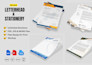 design ms word editable letterhead and stationery